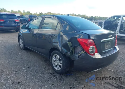 2013 Chevrolet Sonic Lt Auto из США, поврежденный, VIN 1G1JC5SB6D4176193